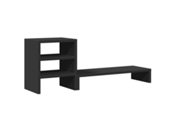 Monitor Stand, Monitor Stands Vidaxl Preto Madeira Processada (n/a)