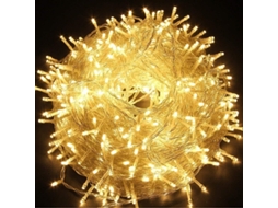Design À Prova D'água e Sem Fio para Conectar na Tomada MDUG (fio de Luzes Led de 50m com Luz Quente e 400 Leds)