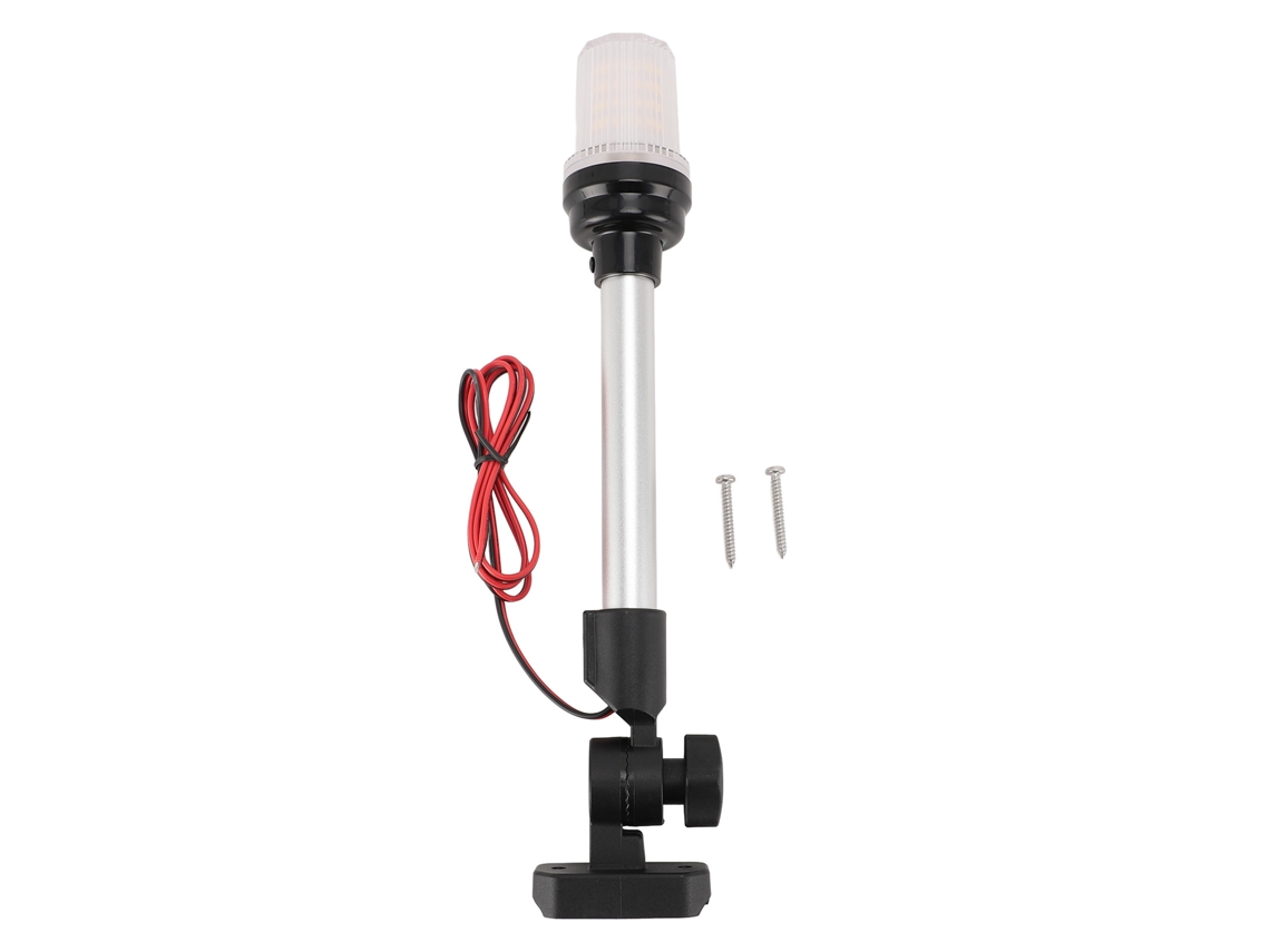 Luz de âncora omnidirecional IP67 à prova d'água LED pasta para barcos pontões e bass 12‑24v 12 polegadas S/MARCA