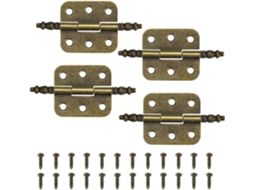 Conjunto De 4 Dobradiças Antigas 70 * 35mm Para Portas De Armário Vintage, 6 H