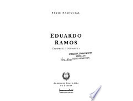Livro EDUARDO RAMOS - VOL.89 de ALVES, VERA (Português do Brasil)