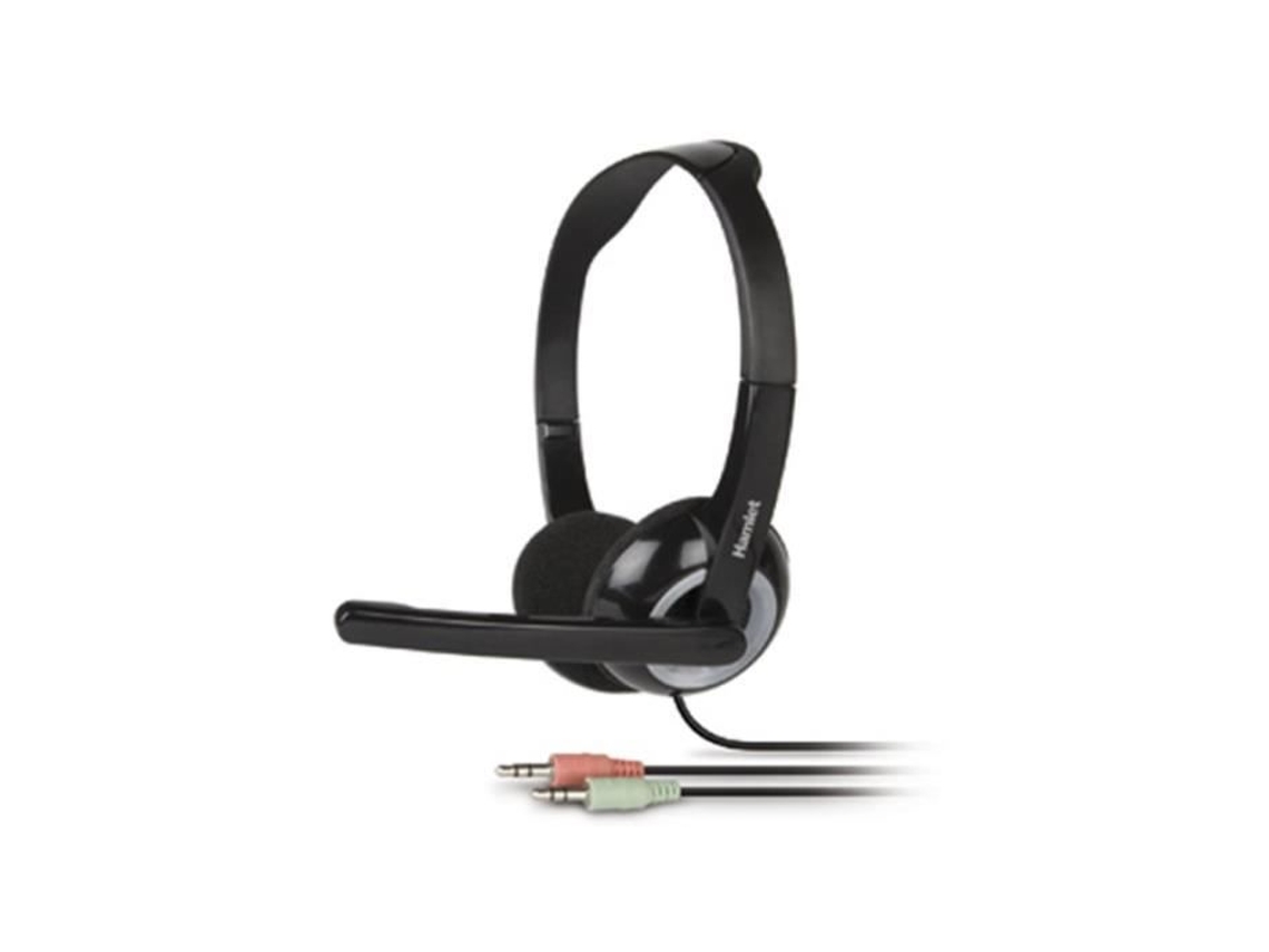 HAMLET Fone de Ouvido de Áudio Estéreo HAMLET Hheadmjk com Conector de Acesso a Microfone em X 2