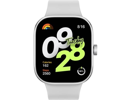 Smartwatch XIAOMI Redmi Watch 4 (Bluetooth - Até 18 dias de autonomia - Prateado)