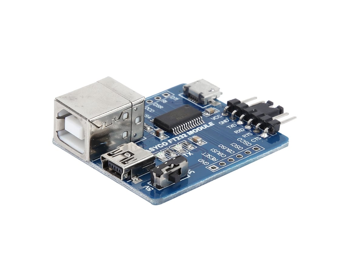 Módulo Conversor De Porta Serial Usb Para Interfaces B/mini/micro, 3 Em 1 Com Ft232rl