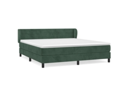 Box Spring Bed, Box Spring Beds Vidaxl Verde Veludo (160 X 200 Cm)