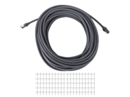 Cabo de substituição Starlink V3 Primerox 1200 Mbps 30,5 m com abraçadeiras