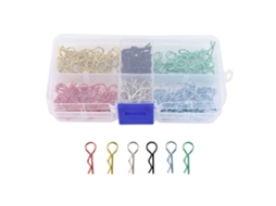 180pcs Clips de Carro Rc de Metal Antideformação Pins em Forma de R S/MARCA
