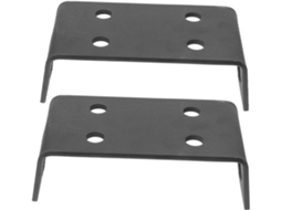 Suporte de crimpagem de metal leve para guincho Reboque, 2 peças, superfície lisa
