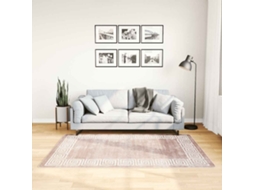 Vidaxl Tapete Lavável 120x180 Cm Bege