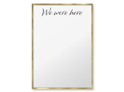 Magnetic Glass Board We Were Here For The Hall Espelharte (70x100 Cm)