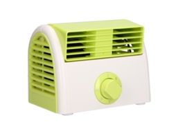 Ventilador Elétrico Portátil Mini 3 Velocidades Vento Forte para Escritório Casa Mesa | S/MARCA