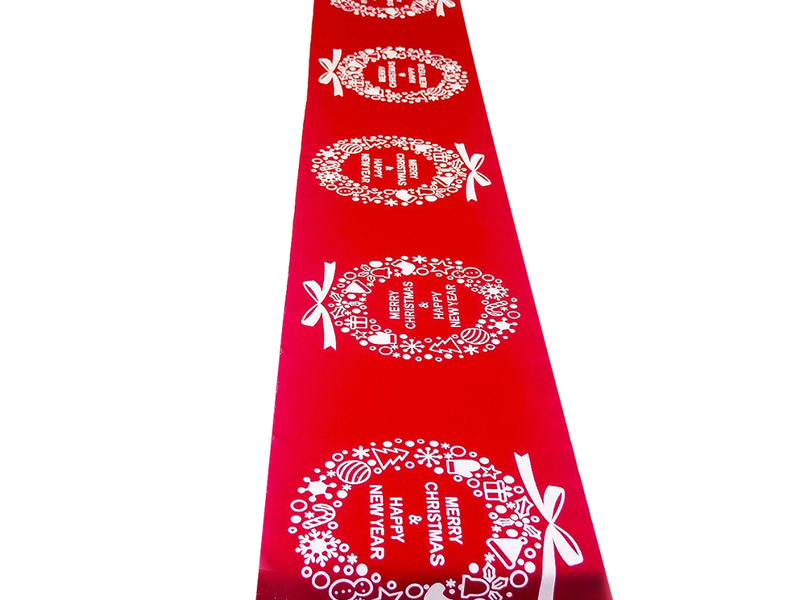 Corrente de Linho para Mesa de Natal Decoração 270*28Cm RNEMITERY