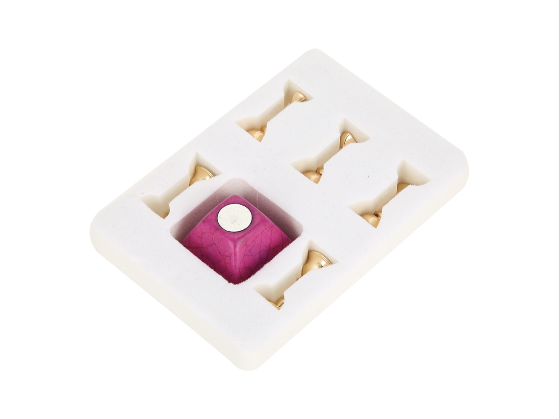 Base De Apoio Magnético Para Unhas Artificiais, Ferramenta De Manicure, Display De Prática, Cor Rosa Vermelha