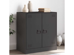 Aparador 67x39x73 cm Acero Negro