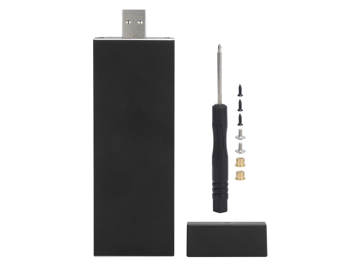 Enclosure Maiwo Usb 3.0 Para Ngff(m.2) Case De Ssd Sata 5gbps K17n Alumínio Preto