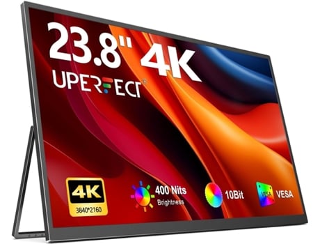 Monitor Portátil De Ecrã Duplo Uperfect De 23.8 Polegadas 4k