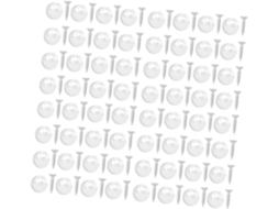 Kit Com 300 Peças De Clipes De Fixação Para Pendurar Espelhos De Vidro.