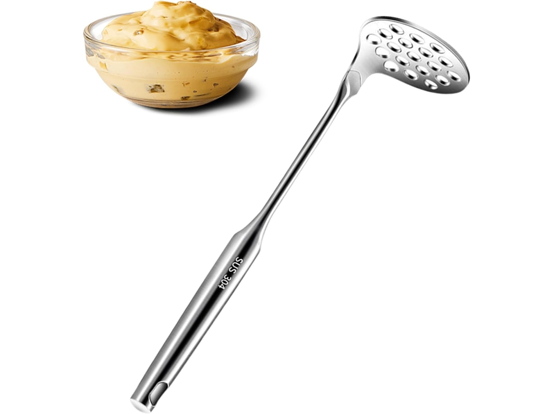 Amassador De Batatas Metal, Frutas Aço Inoxidável