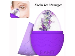 Novo Massageador Facial de Silicone em Formato Ovo com Rolo Gelo para Rosto, Olhos e Pescoço. Ideal Cuidados a Pele, Tratamentos F GOKOCO