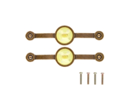 Luvas De Cobre Antigo Liga De Zinco Para Gaveta Amarelo