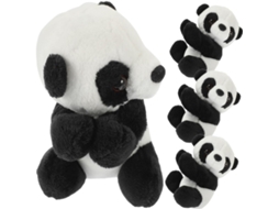 Clipe de mesa Ganazono Panda Pelúcia, macio e decorativo, para recados, notas e fotos, acessório de mesa, 4 peças*2