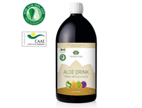Aloe Drink Honey Nettle & Cistus 1 Lt VEGAS VITAL