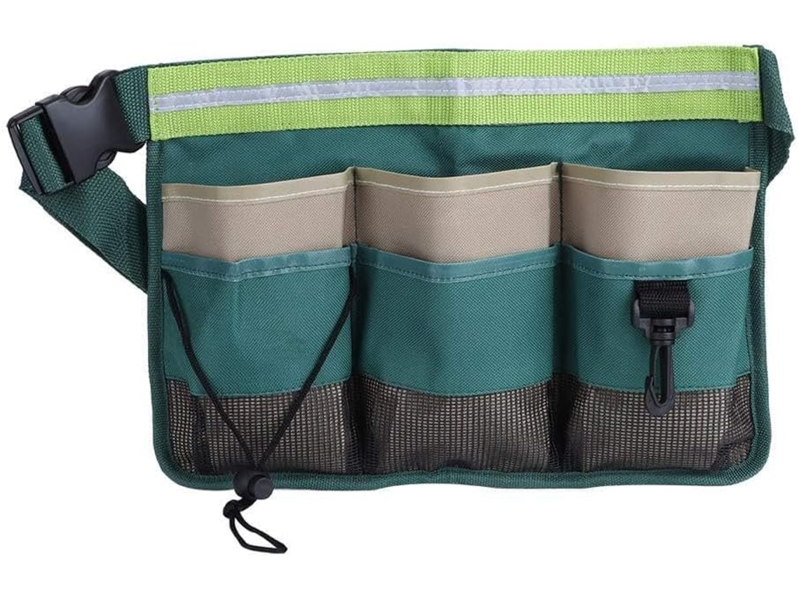 Bolsa Organizadora Durável Para Ferramentas De Jardinagem Alomejor, Com Cinto Ajustável Para Armazenamento De