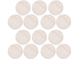 Conjunto De 30 Esponjas Esfoliantes Bucha Vegetal Natural, 6x6 Cm, Para O Rosto, Limpeza Suave E Remoção De Maquiagem