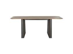 Mesa de Jantar em Madeira de Abeto Escuro ALEXANDRA HOUSE LIVING (200x90x75cm)