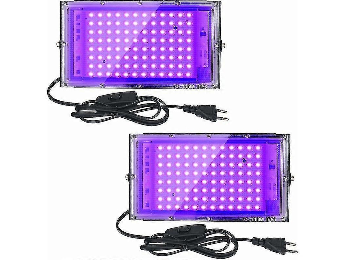 Luz Led Subaquática, 2 Unidades, 100w, Ip65, Resistente À Água, Para Ambientes Húmidos E Uso Decorativo