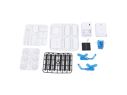 Mali kit de Montagem Diy Carro Espacial Solar com Tração em Quatro Pneus Brinquedo Educacional Científico