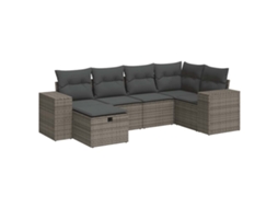 Garden Sofa Set, Garden Sofa Sets Vidaxl Cinzeto Rattan / Vime (n/a)