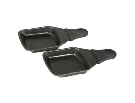 Conjunto 2 Pratos Quadrados Antiaderentes para Grelhador Raclette TEFAL xa400202