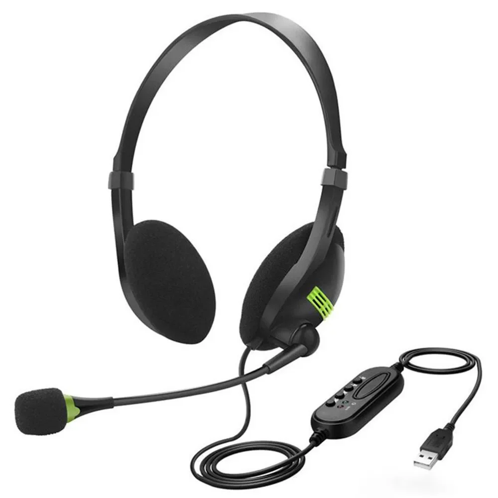 Fones de Ouvido com Fio Usb, Retráteis, com Microfone, Controle de Volume e Cancelamento de Ruído. MDUG