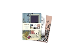 Conjunto de 3 Cadernos Midi Dos Moomins BRILVIBERA