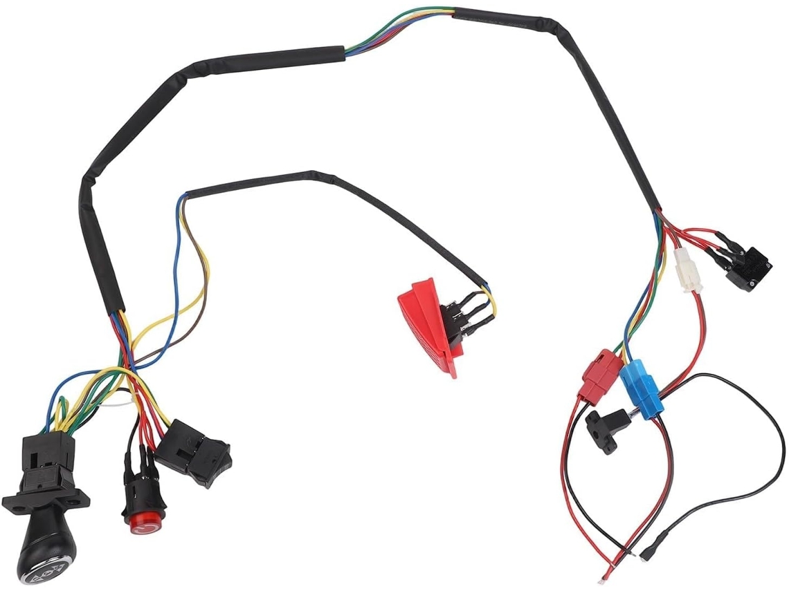 Kit De Controle Com Fio E Interruptor Para Carrinhos Elétricos