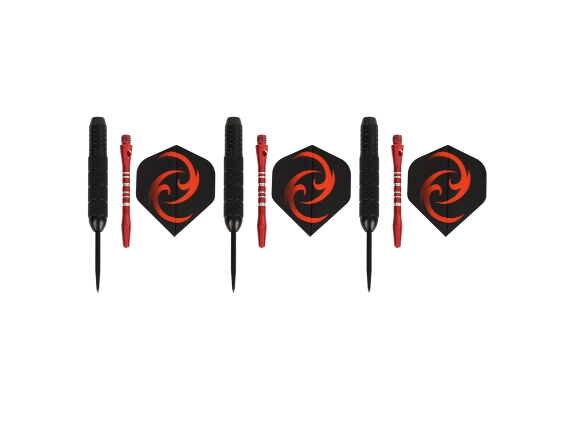 Conjunto De Dardos Com Ponta De Aço Anti Derrapante Leve Profissional Para Dartboard Casa Bar Vermelho