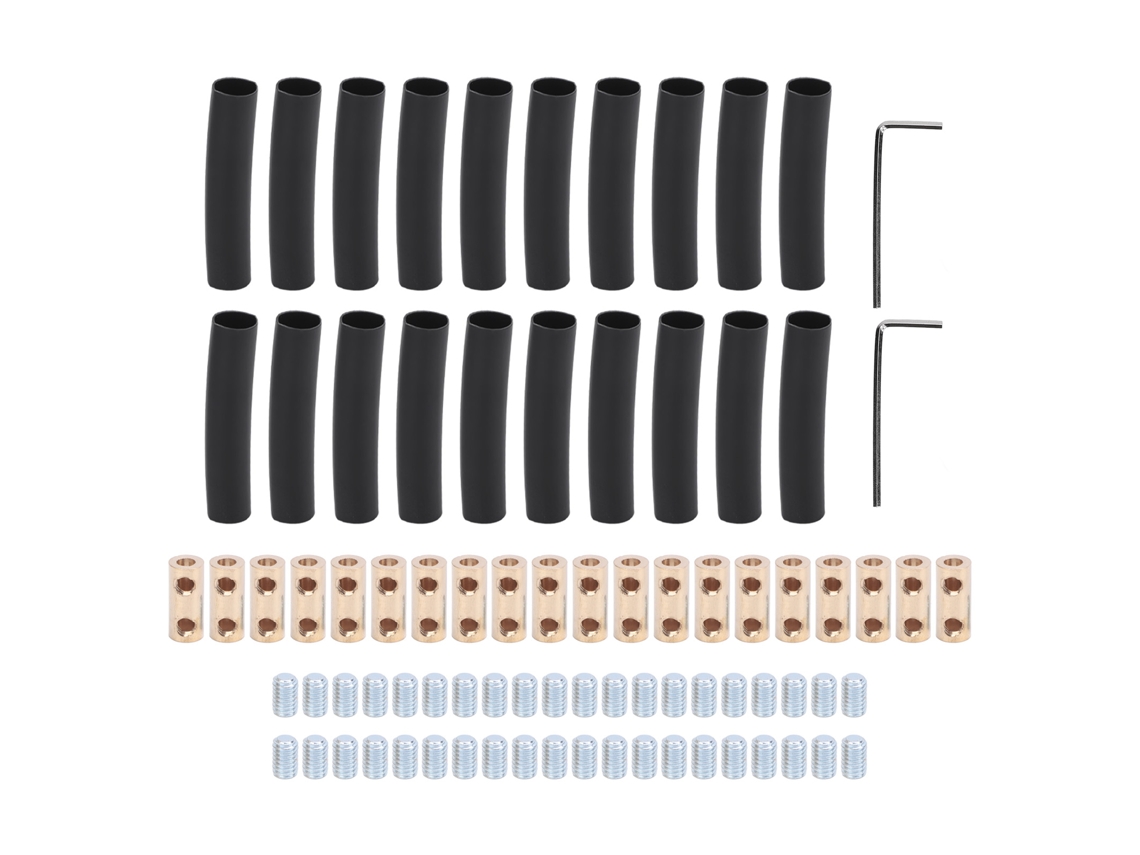 Kit de Porca Conector de Fio Primerox 10 Awg Cobre 20 Conjuntos de Terminal Splicing Elétrico