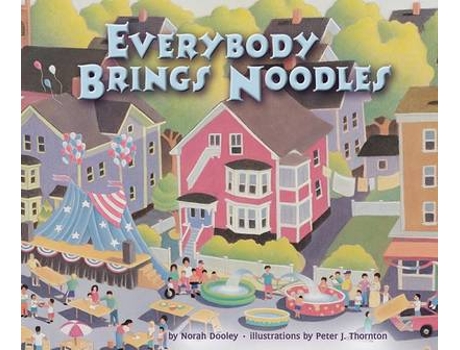 Livro Everybody Brings Noodles de Norah Dooley (Inglês)
