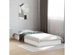 Vidaxl Estrado De Cama Branco 80 X 200 Cm Derivados De Madeira