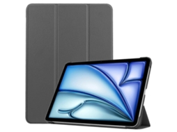 Capa de couro inteligente com 3 dobras Webake Custer Pure Color para tablet