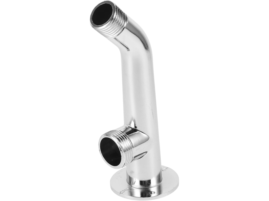 Braço De Chuveiro Em Aço Inoxidável Com Flange, Braço De Chuveiro Reto, Para Banheiro Com Montagem N Gokoco