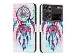 Capa De Celular De Couro Com Flip Horizontal E Pintura 3d
