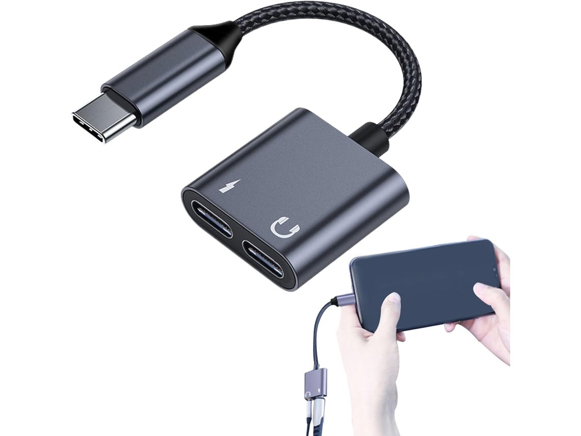 Adaptador Usb-c Para 3,5 Mm, Cabo De Áudio Para Dispositivos Compatíveis