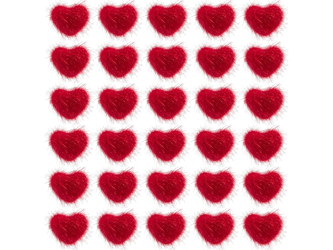 Enfeites De Unhas Em Forma De Amor De Pedra Ímã Destacável 30 Peças St-09 ZMDECQNA 30 Un