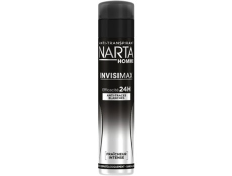Déodorant Spray Homme Fraîcheur Intense Invisimax 200ml Narta