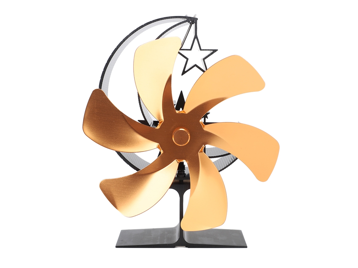 Ventilador LAXISCREED para Fogão a Lenha de 6 Lâminas