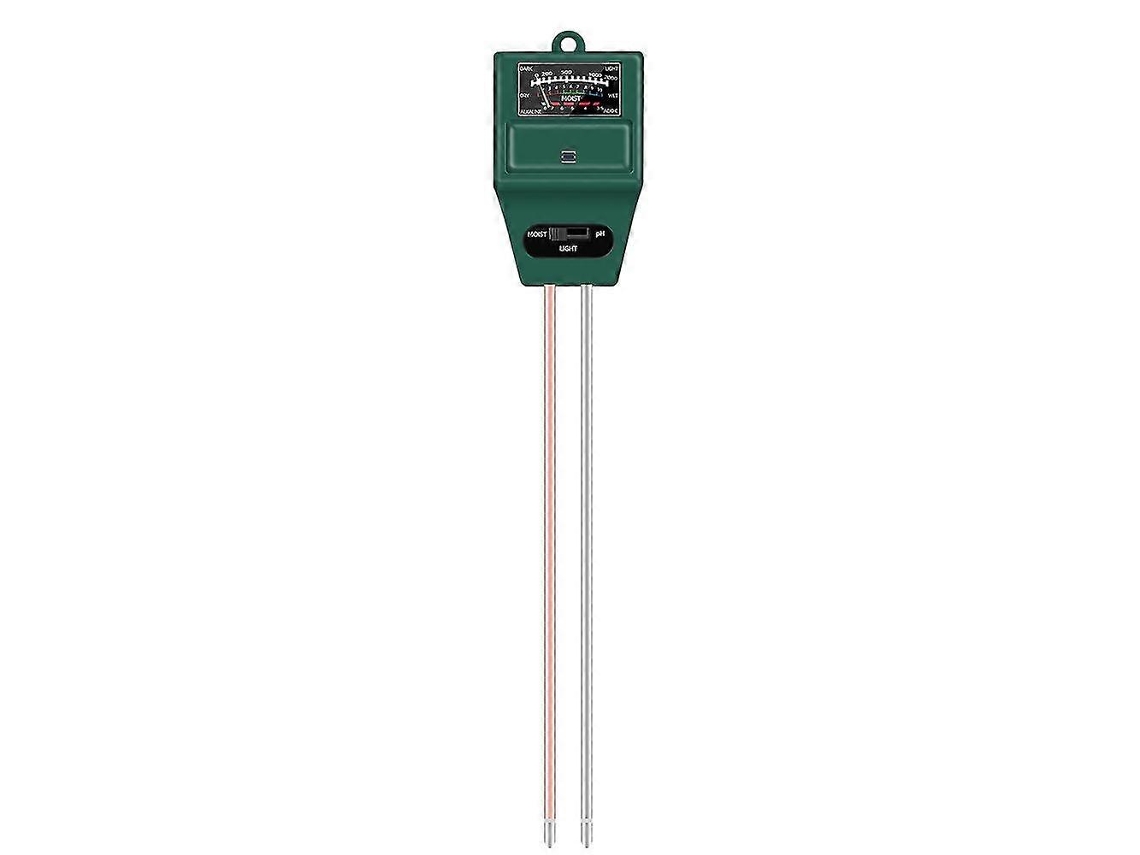 Medidor De Ph Do Solo, Kit Ferramentas 3 Em 1 Para Cuidados Com Plantas, Gramado E Quintal Aquaforge (verde)