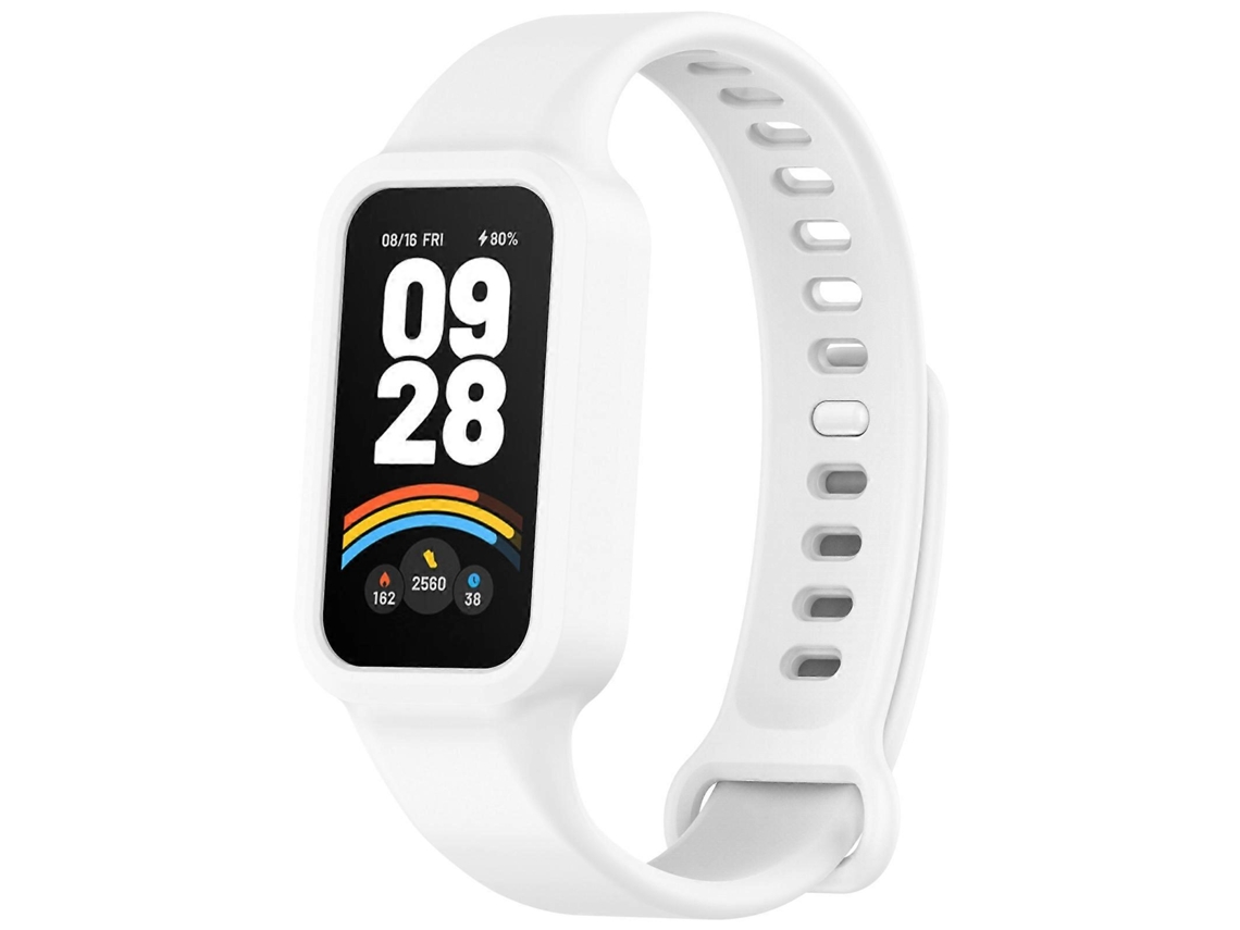 Pulseira Integrada De Silicone Macio De Cor Sólida Para Redmi Band 3 / Xiaomi Smart Band 9 Active