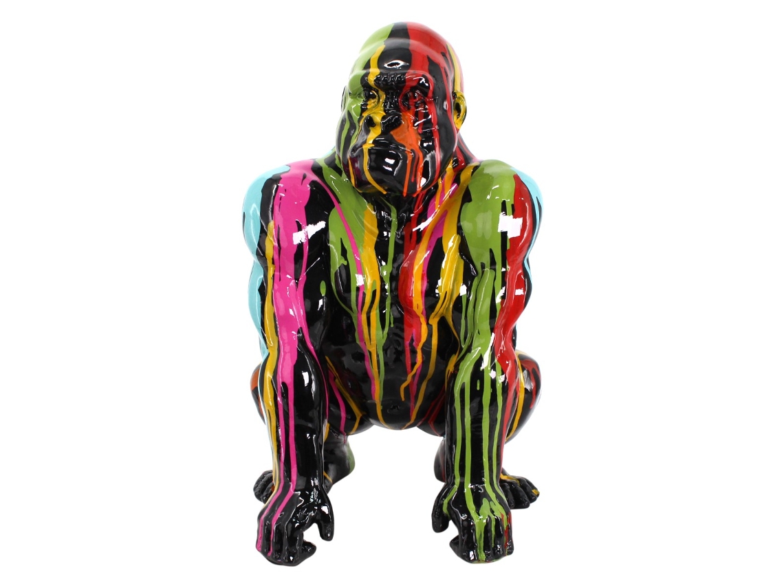 Figura Decorativa BY SIGRIS Gorila Grafiti